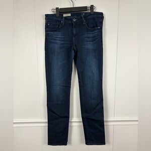 Adriana Goldschmied The Stevie Slim Straight Denim Blue Jeans 29R Classic Basic